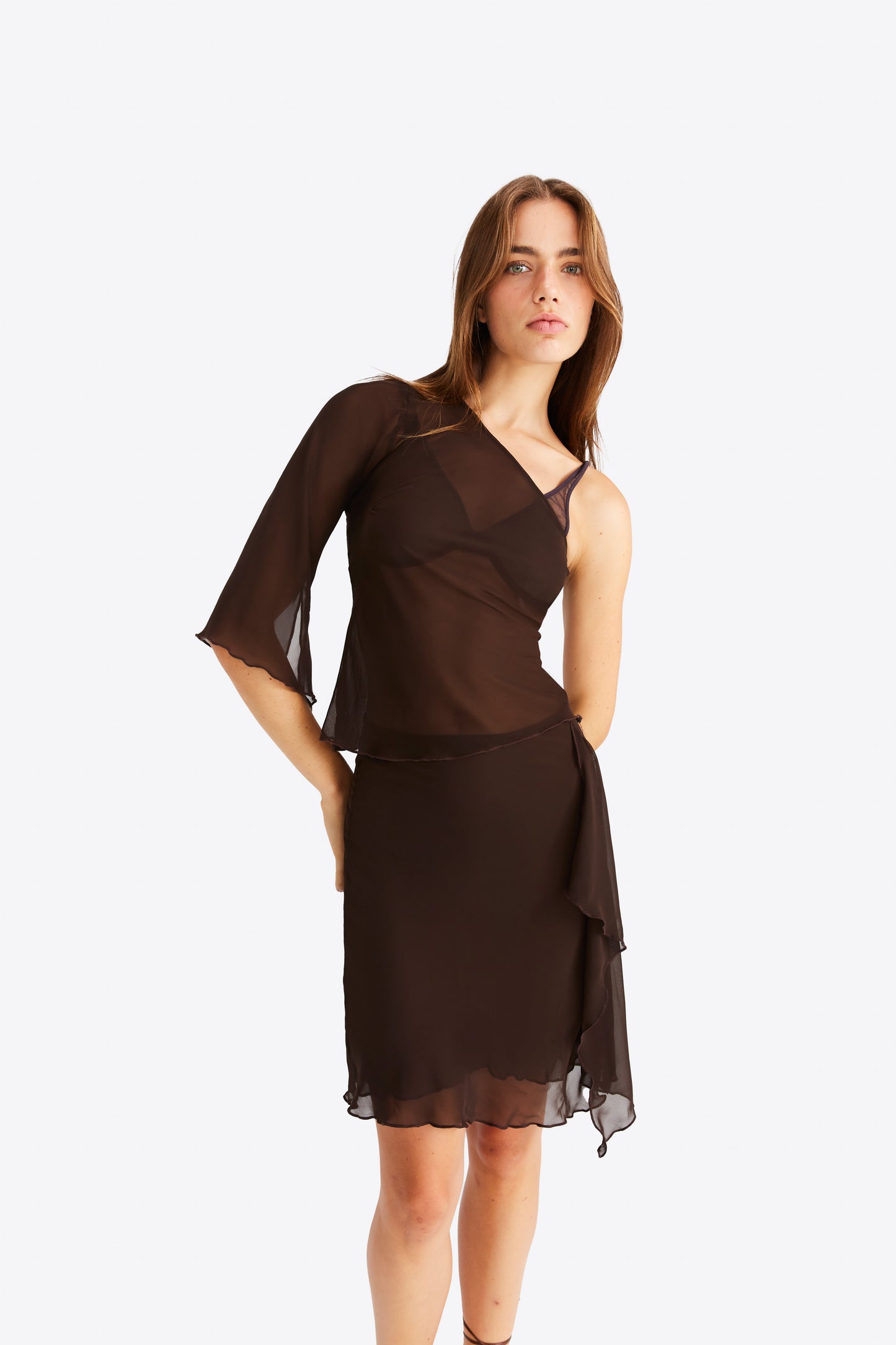 Iris Top - Brown