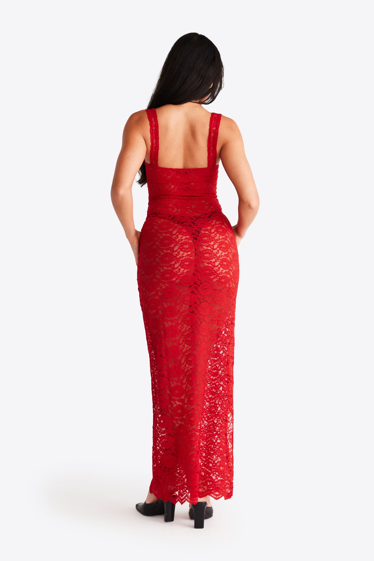 Roya Dress - Scarlet Red
